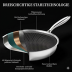 KuroMesh™ - Hybrid Wok Pan 